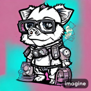 Avatar de cerdito friki