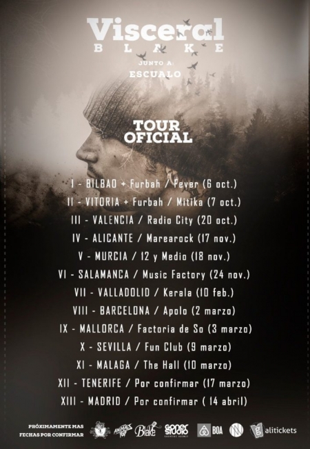 Blake - Visceral (Gira de presentación)