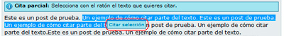 Cita parcial