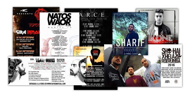 Agenda de conciertos Hip Hop