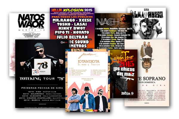 Agenda de conciertos Hip Hop