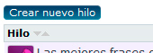 Crear nuevo hilo