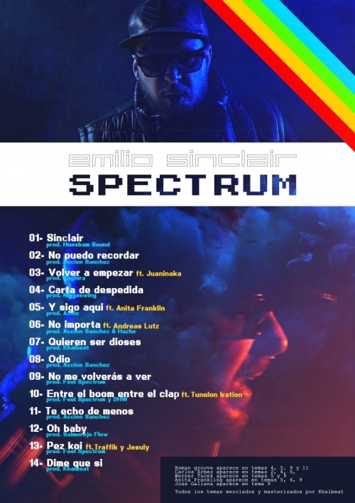Emilio Sinclair - Spectrum (Tracklist)