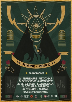 Foyone Gira en mexico 2016