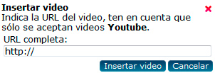 Insertar videos