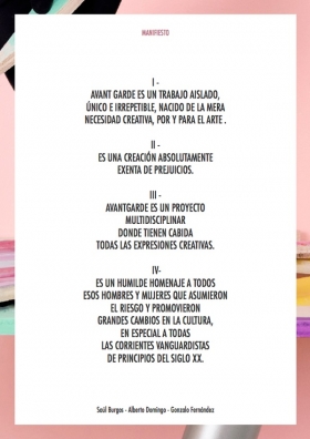 Manifiesto Avant Garde de Sule B, Tutto Vale y A. Rock