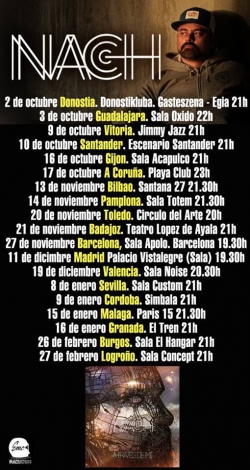 Gira Nach A través de mi 2015
