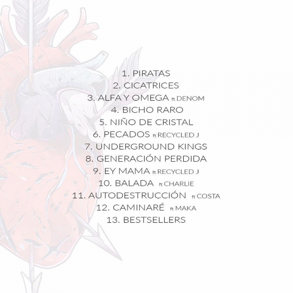 Natos y Waor - Cicatrices (Tracklist)