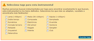 Tags subido