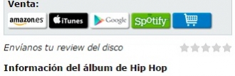 Envío de review de disco