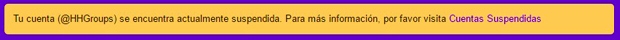 Twitter suspendido