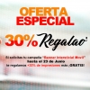Oferta +30% gratis en Banner Intersticial Movil