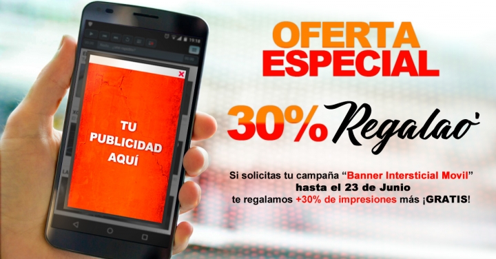 Oferta Publicidad Intersticial Movil