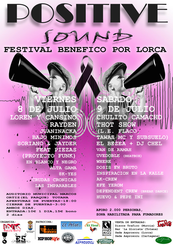 Positive Sound - Festival benéfico por Lorca