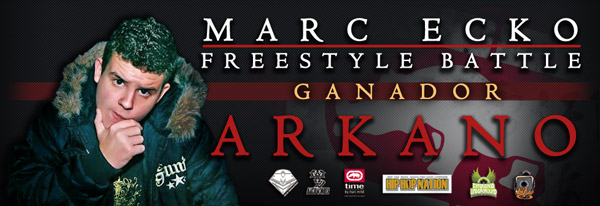 Arkano ganador del Marc Ecko Freestyle Battle 2010