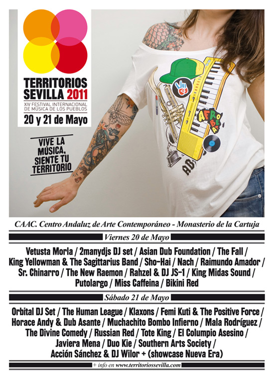 Cartel Terrirorios Sevilla 2011