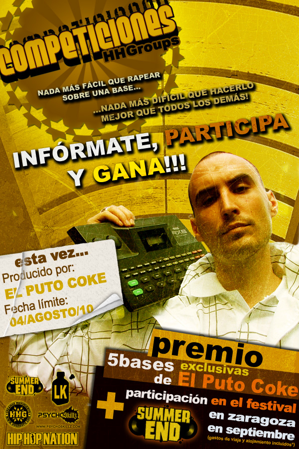 Competición hip hop con HHGroups y El Puto Coke