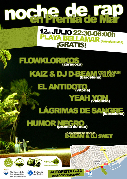 Concierto de rap Premià de Mar