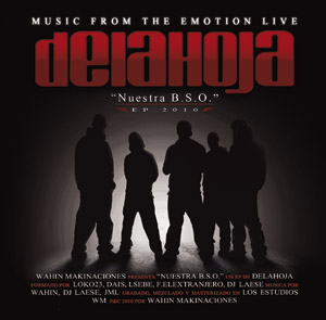 Delahoja: Nuestra B.S.O. (Portada)