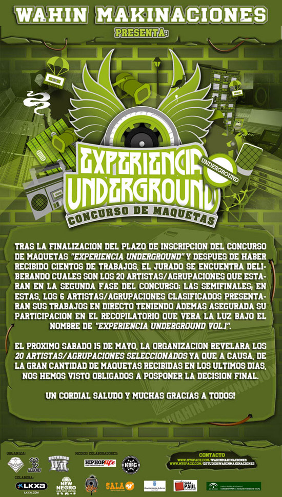 Experiencia Underground Segunda Ronda