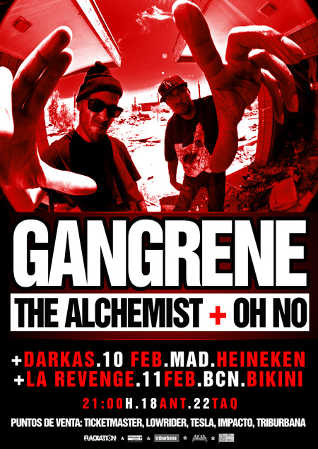 Gangrene en Barcelona y Madrid