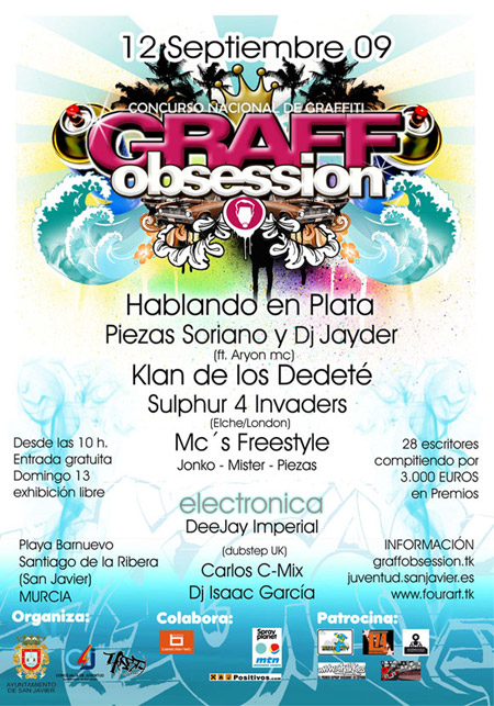 Cartel Graff obsession murcia 2009