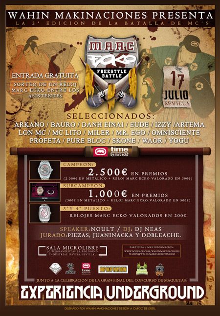 Marc Ecko freestyle battle 2010
