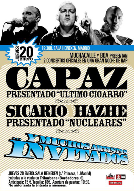 Presentación de Capaz y Sicario en Madrid
