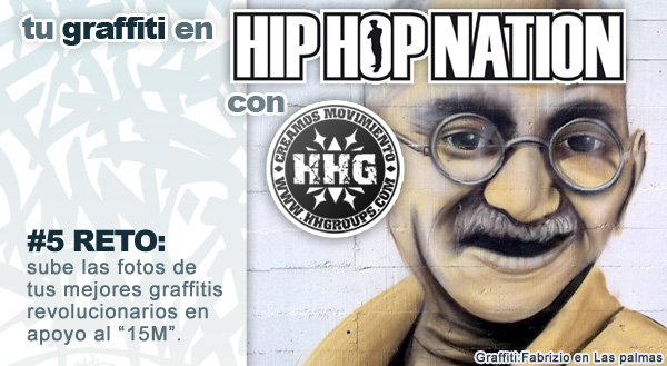 Reto graffiti 15M