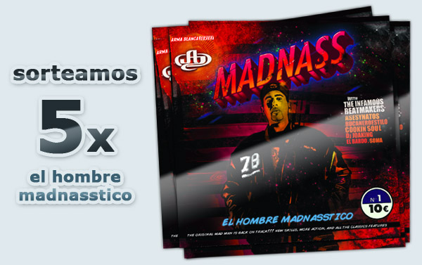 Sorteo 5 copias de El hombre madnasstico